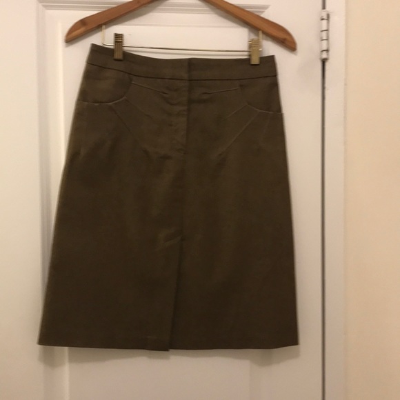 Necessary Objects Green Aline Skirt - Picture 4 of 7